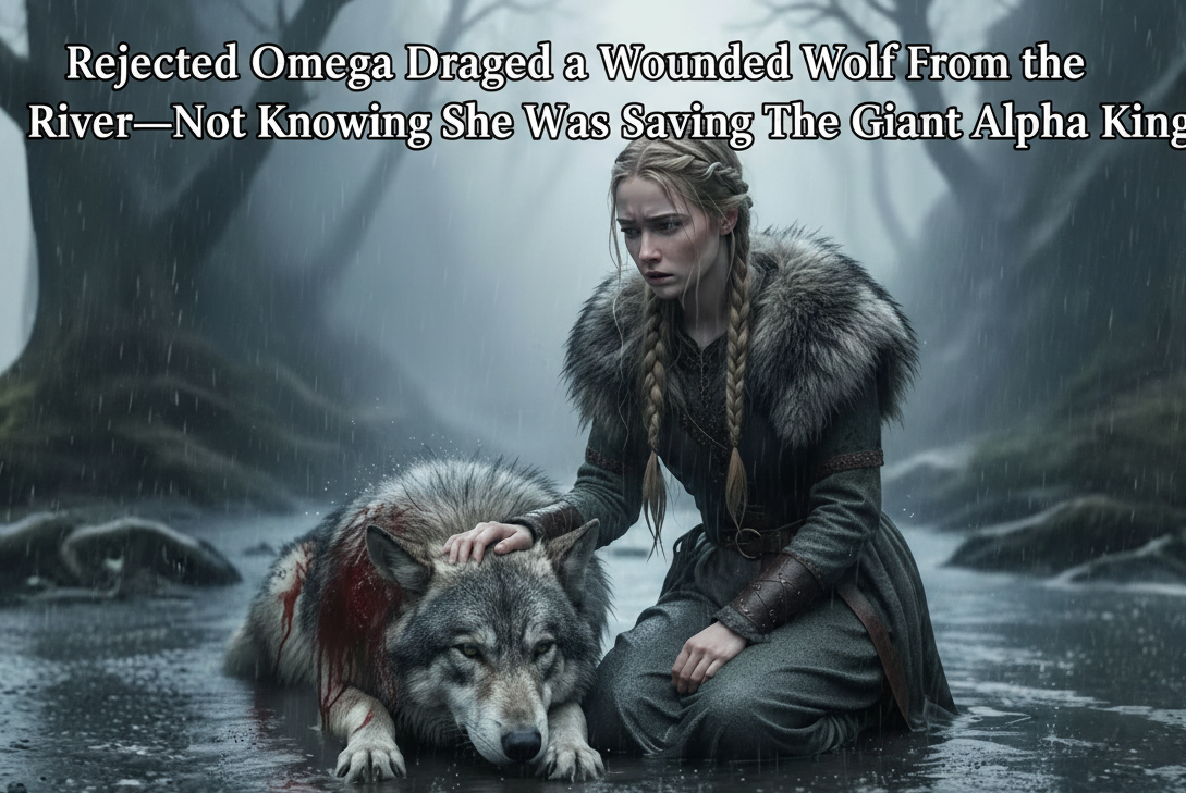 Rejected Omega Dragged a Wounded Wolf From the River—Not Knowing She Was Saving The Giant Alpha King