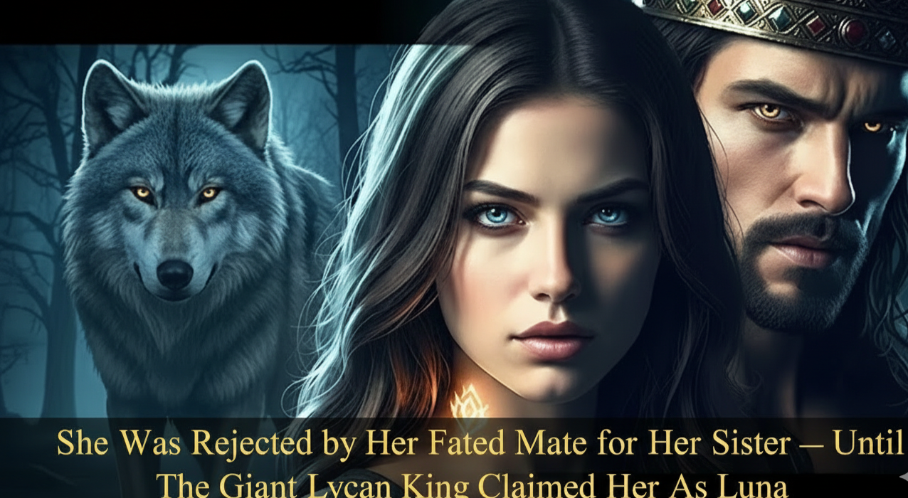 She Was Rejected by Her Fated Mate for Her Sister — Until The Giant Lycan King Claimed Her As Luna