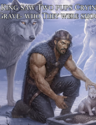 The Alpha King Saw Two Pups Crying At His Ex Luna’s Grave- Who They Were Shocked Him