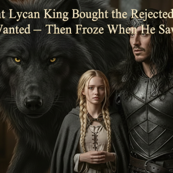 The Giant Lycan King Bought the Rejected Omega Nobody Wanted — Then Froze When He Saw Her Face