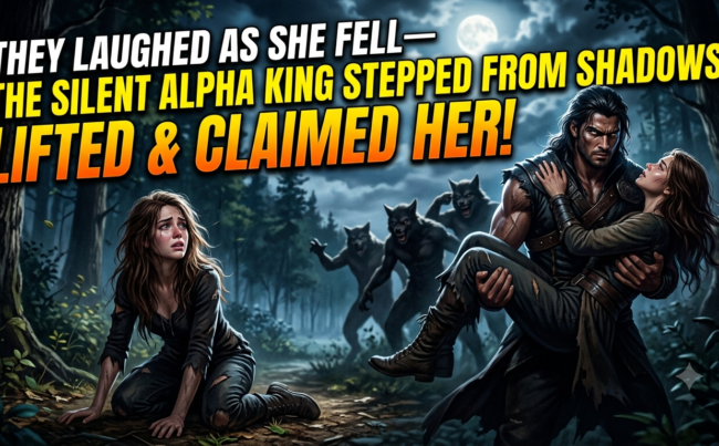 They Laughed as the Omega Fell—The Silent Alpha King Stepped from Shadows, Lifted & Claimed Her