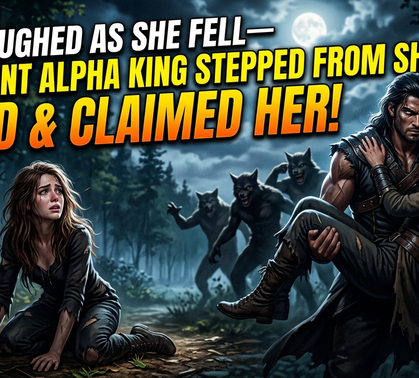 They Laughed as the Omega Fell—The Silent Alpha King Stepped from Shadows, Lifted & Claimed Her